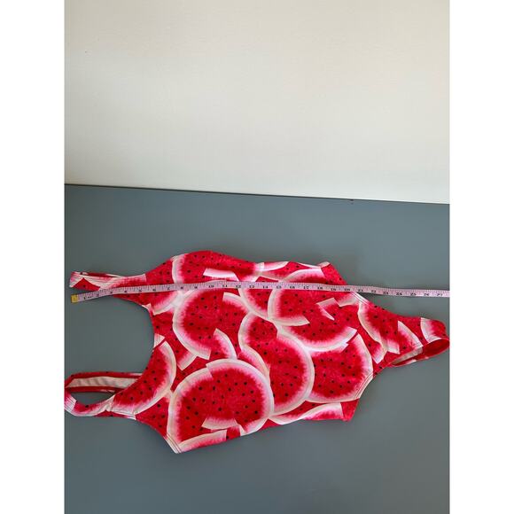 Primark womens one piece bathing suit red print size 6 - Picture 4 of 4